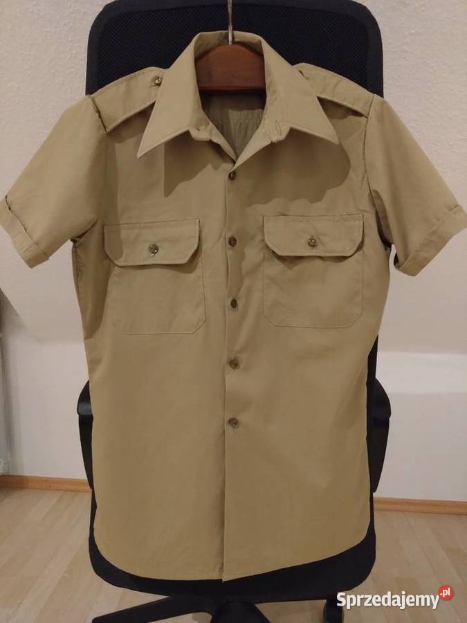Koszula wojskowa hiszpańska z krótkim rękawem Militaria mazowieckie Warszawa