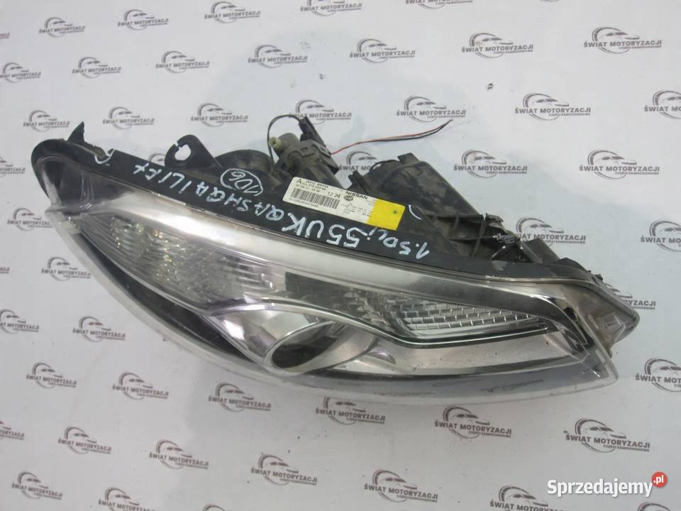 QASHQAI I J10 LIFT 11r lampa prawy przód