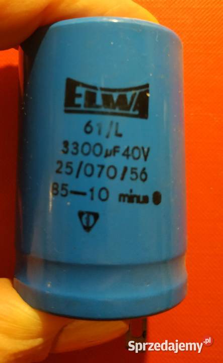 Kondensatory ELWA 3300uF 40V Nowe Warszawa sprzedam