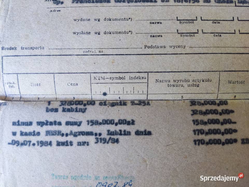 ciągnik t 25 władimirec pierwszy właściciel lubelskie sprzedam