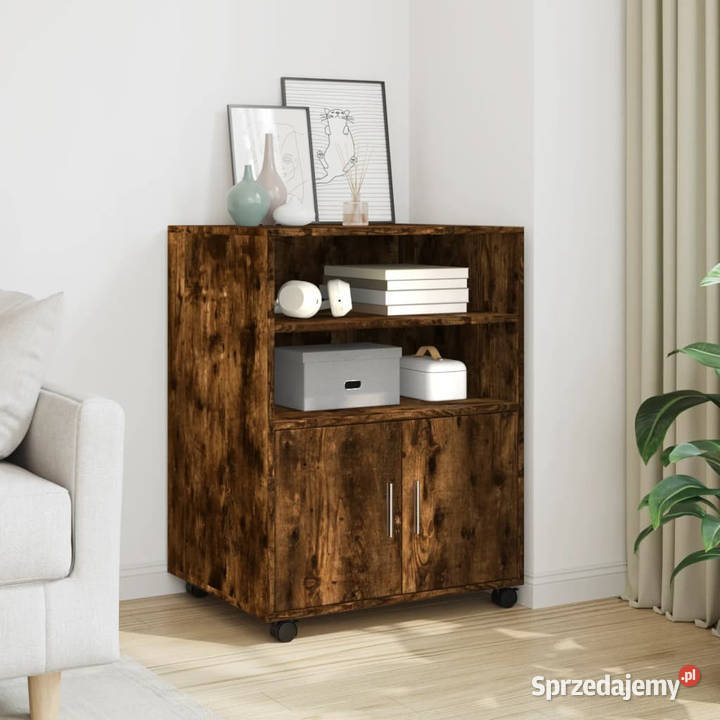 Szafka na kółkach przydymiony dąb 60x48x81 Warszawa