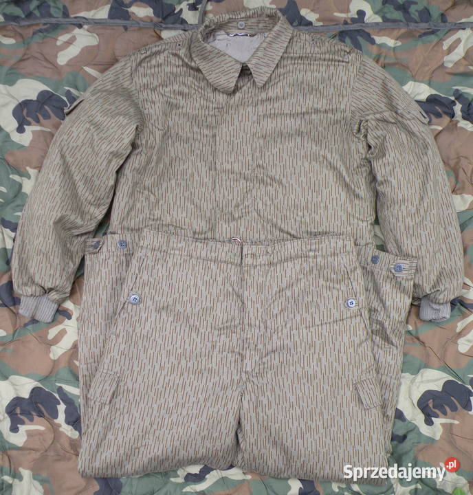 Mundur ocieplany ddr nva STRICHTARNdeszczyk Wrocław