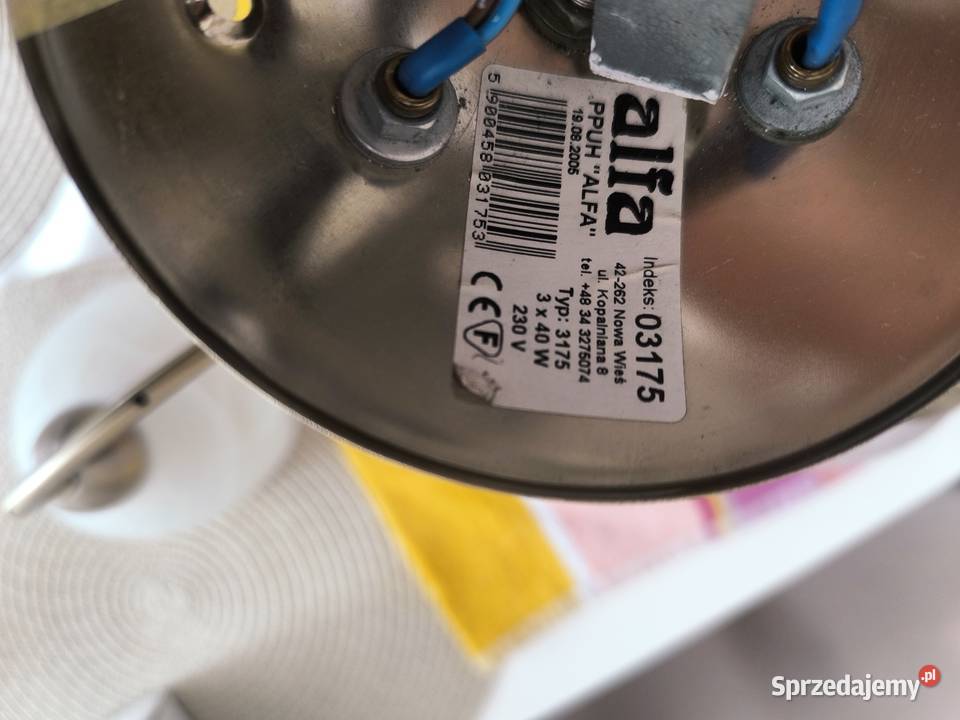 Lampa sufitowa 3kloszowa Warszawa