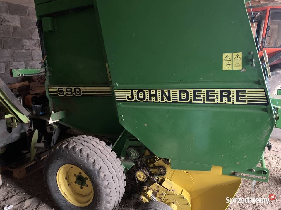 Prasa rolująca belująca rolka pasowa John Deere nieuszkodzony Imielno