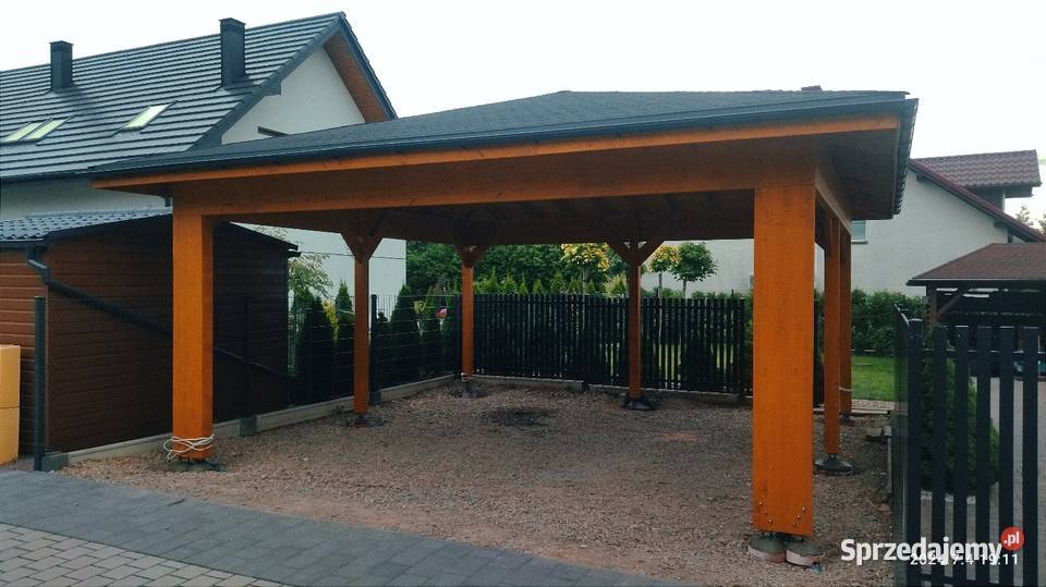 Altana ogrodowa wiata samochodowa pergola BSH Altany i wiaty Kraków