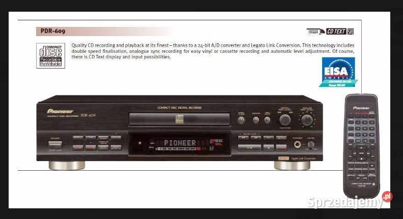 Pioneer PDR609 Nagrywarka Rabka-Zdrój