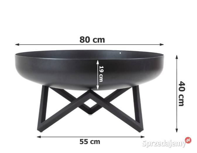 ZESTAW PALENISKO OGRODOWE OKRĄGŁE 80 RUSZT Piaseczno sprzedam