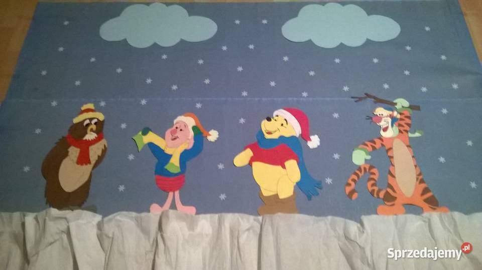 Dekoracje bajkowe zimowe i inne z brystolu