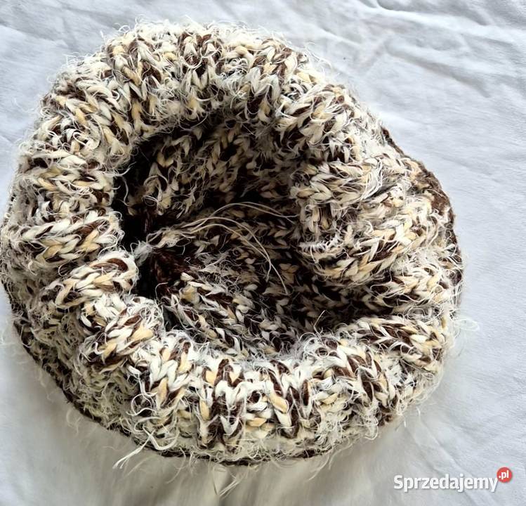Włochata czapka na zimę Brzesko