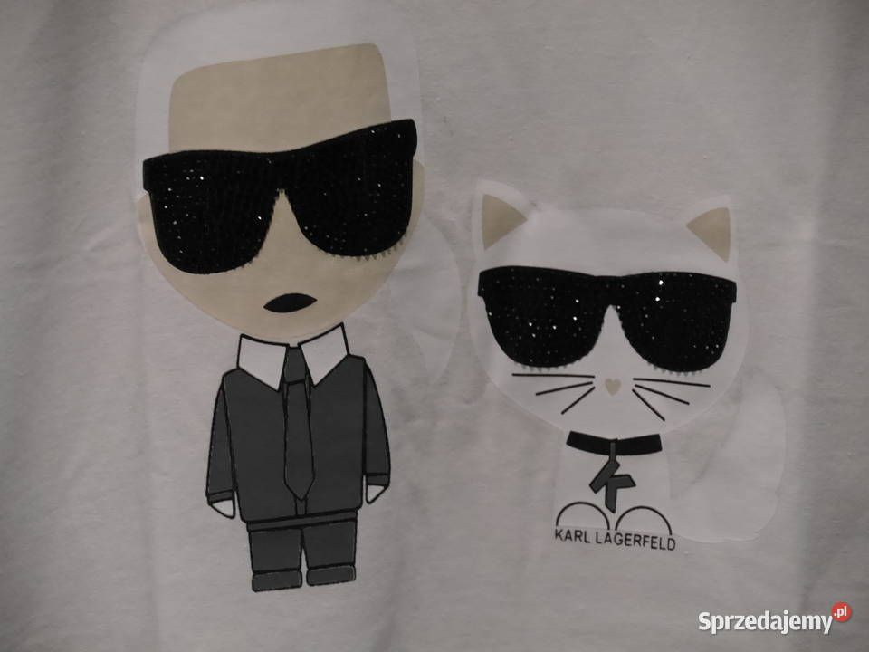 Karl Lagerfeld piękna bluzeczka cyrkonie 36 S