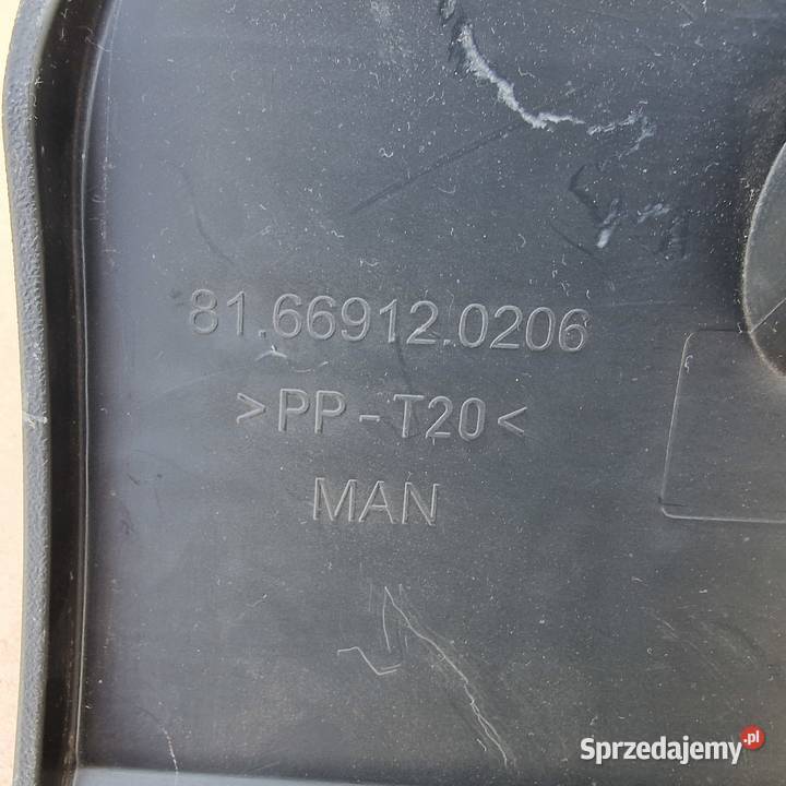 MAN TGA TGX TGS KLAPA POKRYWA DRZWICZKI SCHOWKA Bieleń