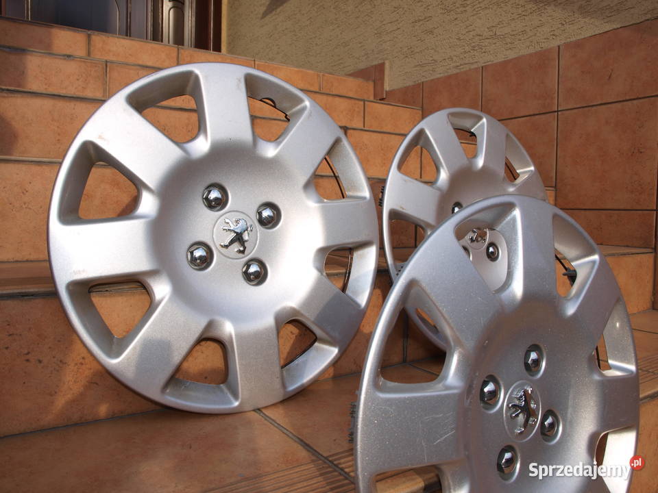 Peugeot kołpaki 16 oryginalne komplet 4 sztuki wielkopolskie Kalisz sprzedam