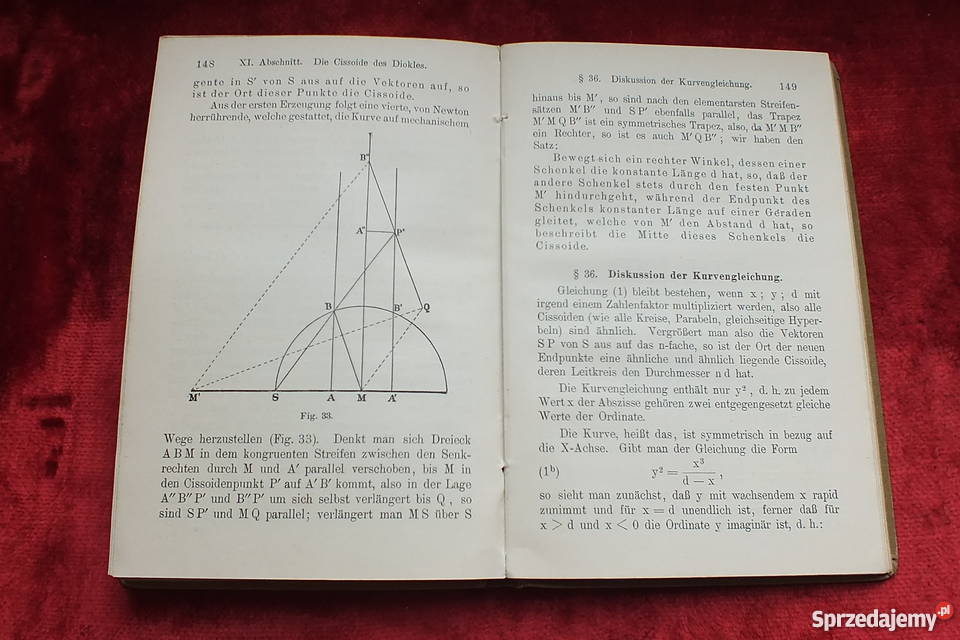 Stara niemiecka książka matematyka wydana w 1906 sprzedam