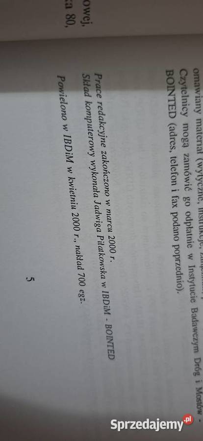 Biuletyn Informacyjny Drogownictwa 19922000 Leszno