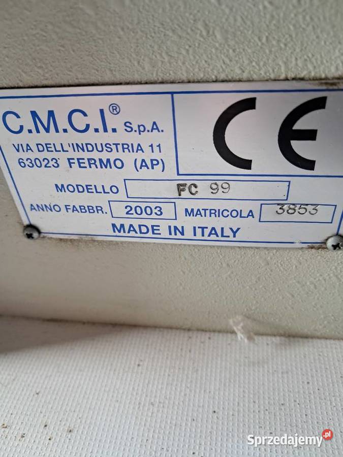maszyna szwlnicza CMCI FC 99 Ostrowiec Świętokrzyski