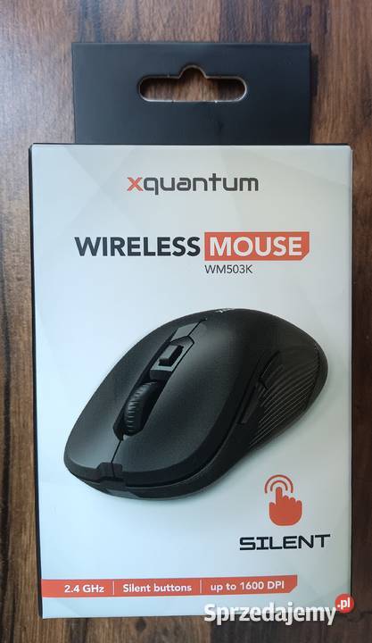 Mysz Myszka bezprzewodowa xquantum WM503K silent sprzedam
