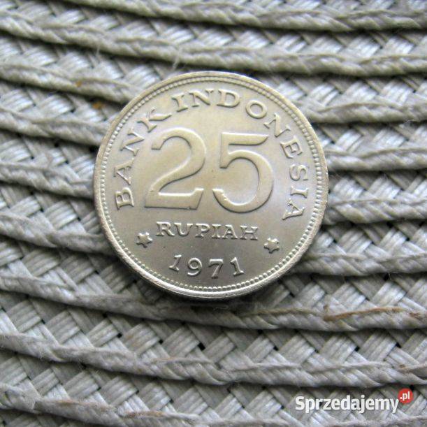 Indonezja 25 Rupii 1971r wielkopolskie Kalisz