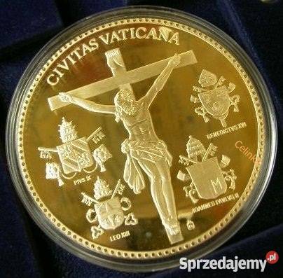 JAN PAWEŁ II Papież 50 BANKNOT Medal Olbrzym Katowice