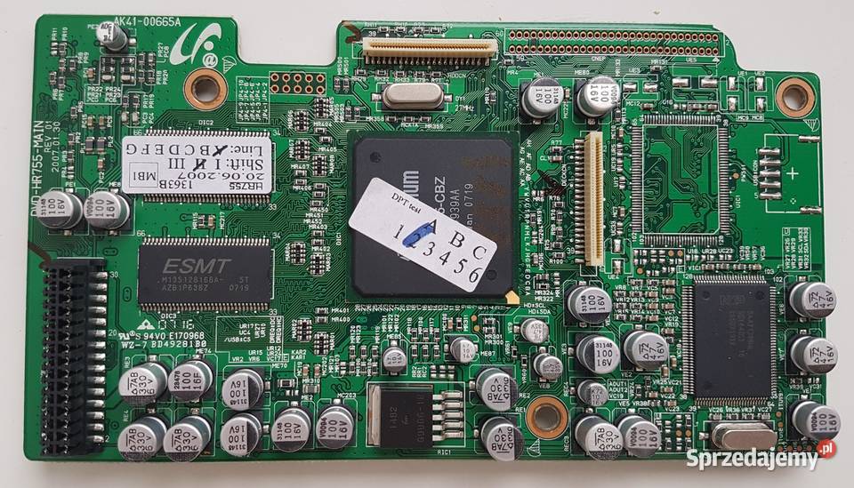 Samsung DVDHR753 DVDHR755 JACK AK4100665A płyta dolnośląskie Legnica sprzedam