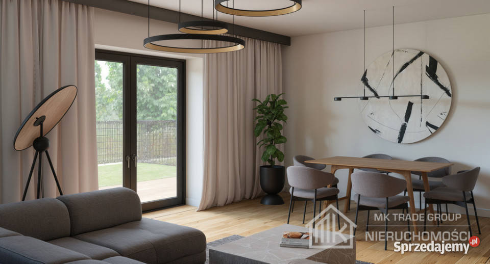 Nowy dom wolnostojący Kłaj pow 80m2 rekuperacja 370m2