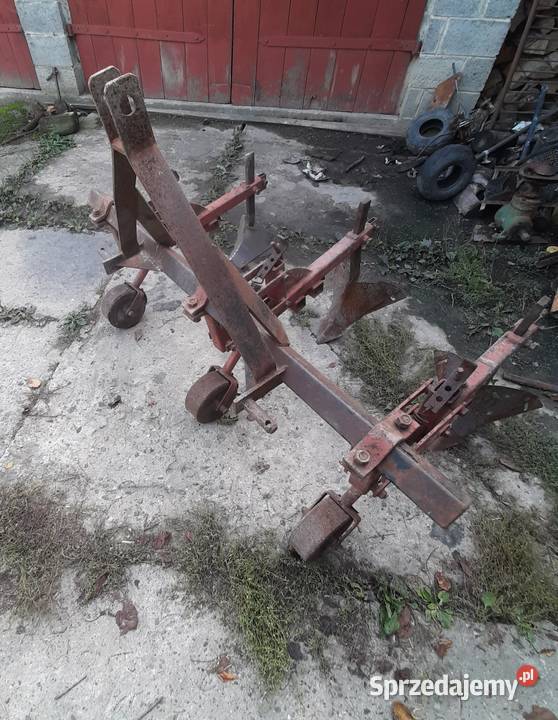 Pług obsypnik siewnik przyczepa dwukolka nieuszkodzony Słomniki