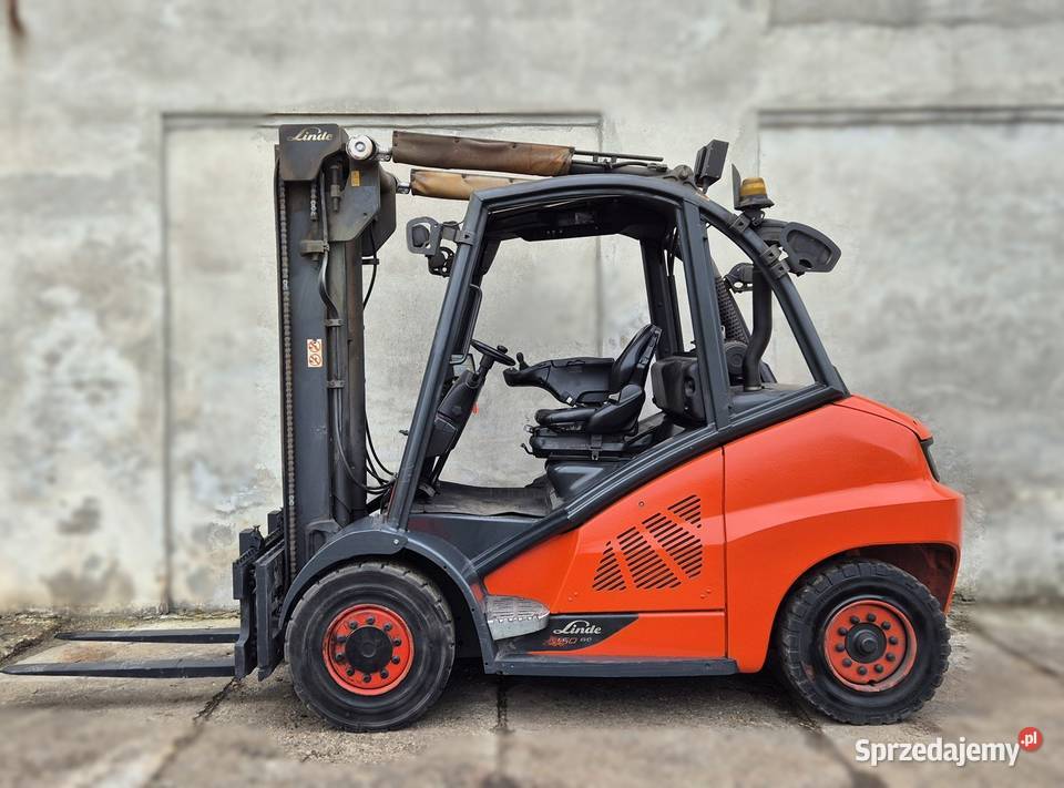 Linde H50D600 2019r DIESEL waga elek leasing Wózki widłowe