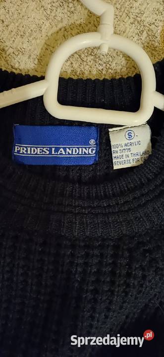 Sweterek wełniany czarny S damski Sieradz