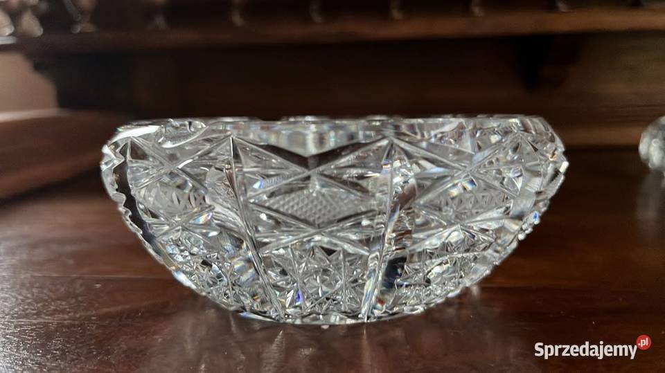 Kryształowa popielniczka Piękna Z czasów PRLu pomorskie Gdańsk