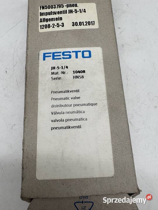 Festo JH514 10408 Zawór pneumatyczny mazowieckie Warszawa