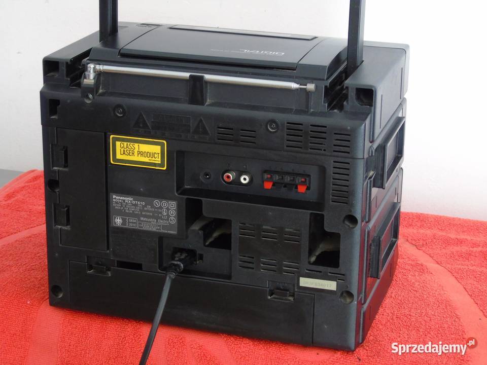 Wieża Panasonic CD Radio magnetofony mocna podkarpackie Jasło
