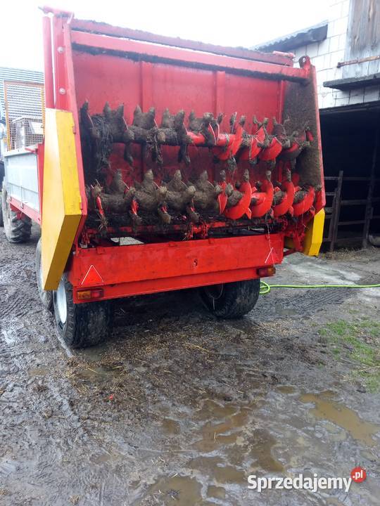 Rozrzutnik obornika roltrans 6 ton tandem Rolnictwo mazowieckie Łępin