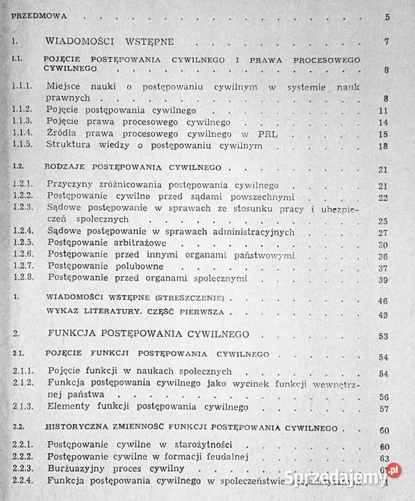 Postępowanie cywilne w zarysie Włodzimierz Książki i Podręczniki Chełm sprzedam