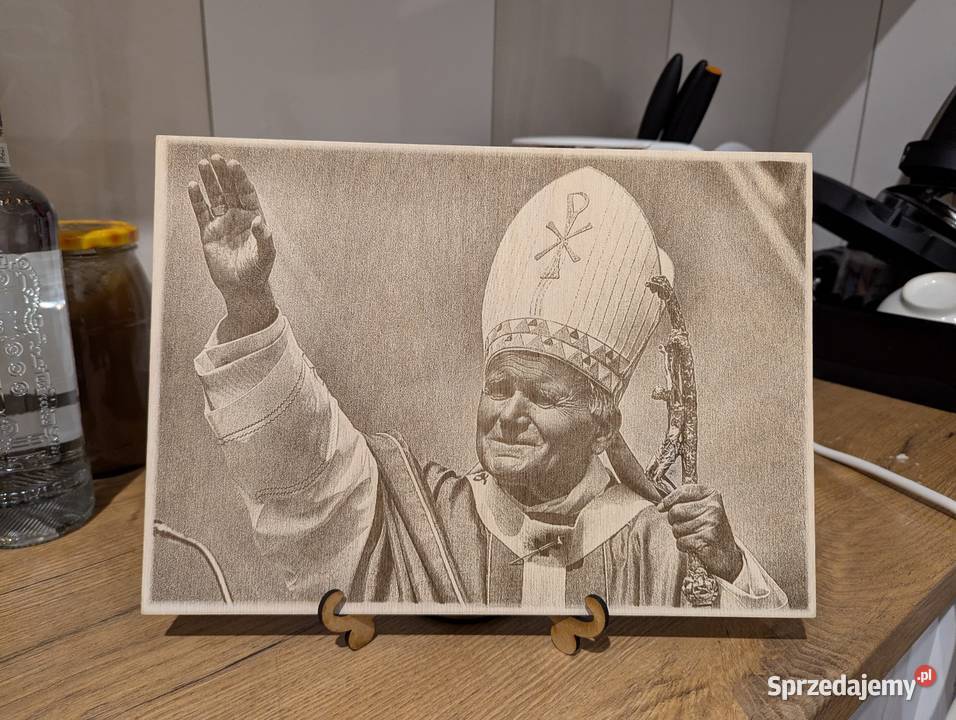 Obraz portret grawerowanie laserowe Wieliczka