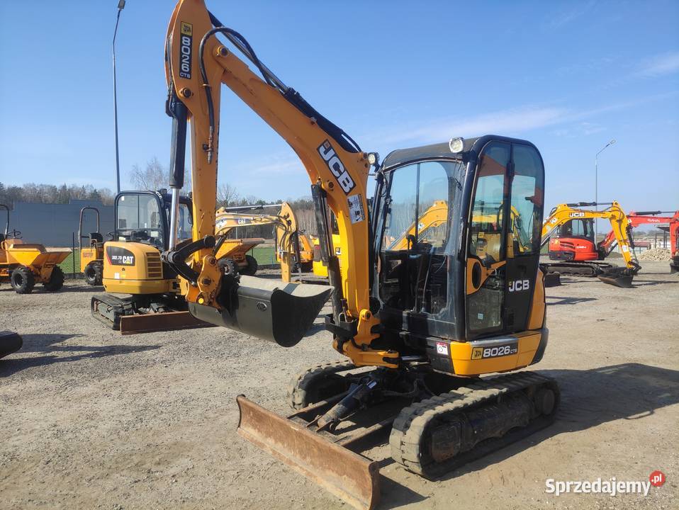 Minikoparka JCB 8026cts 2014r 4000 mtg Koparki