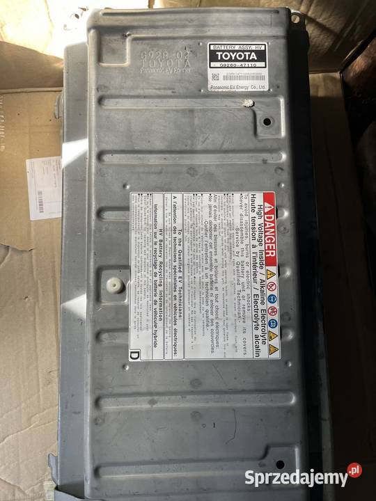 Bateria Toyota Prius 2 osobowe Kokoszka