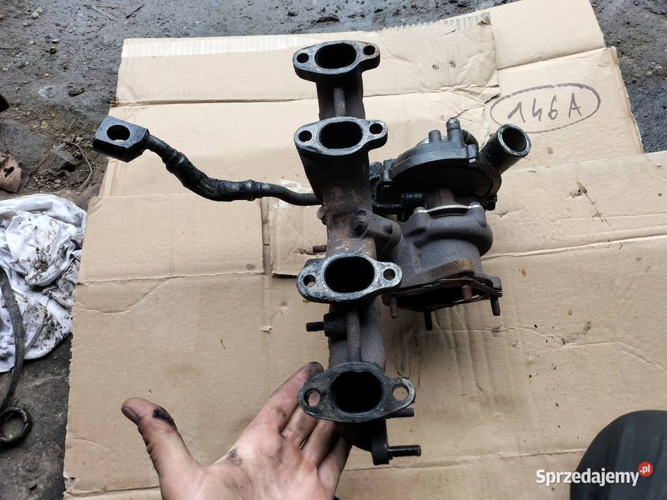 TURBO TURBINA KOLEKTOR WYDECHOWY AUDI B3 B4 19TD osobowe Kamień-Kolonia