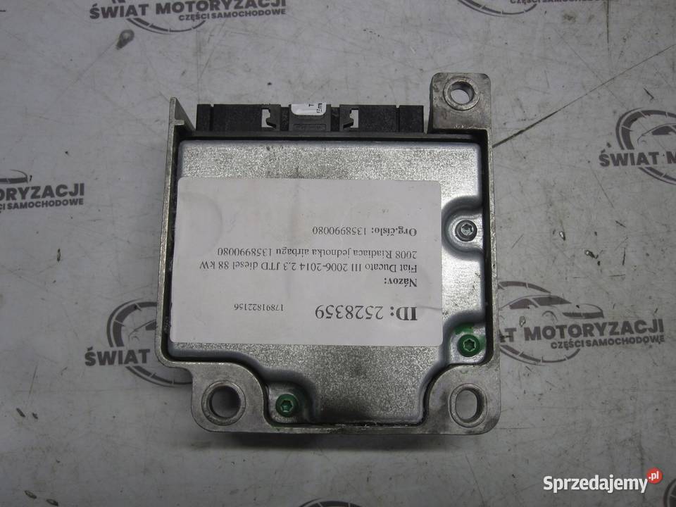 FIAT DUCATO III 10r moduł AIRBAG 1358990080 Kielce