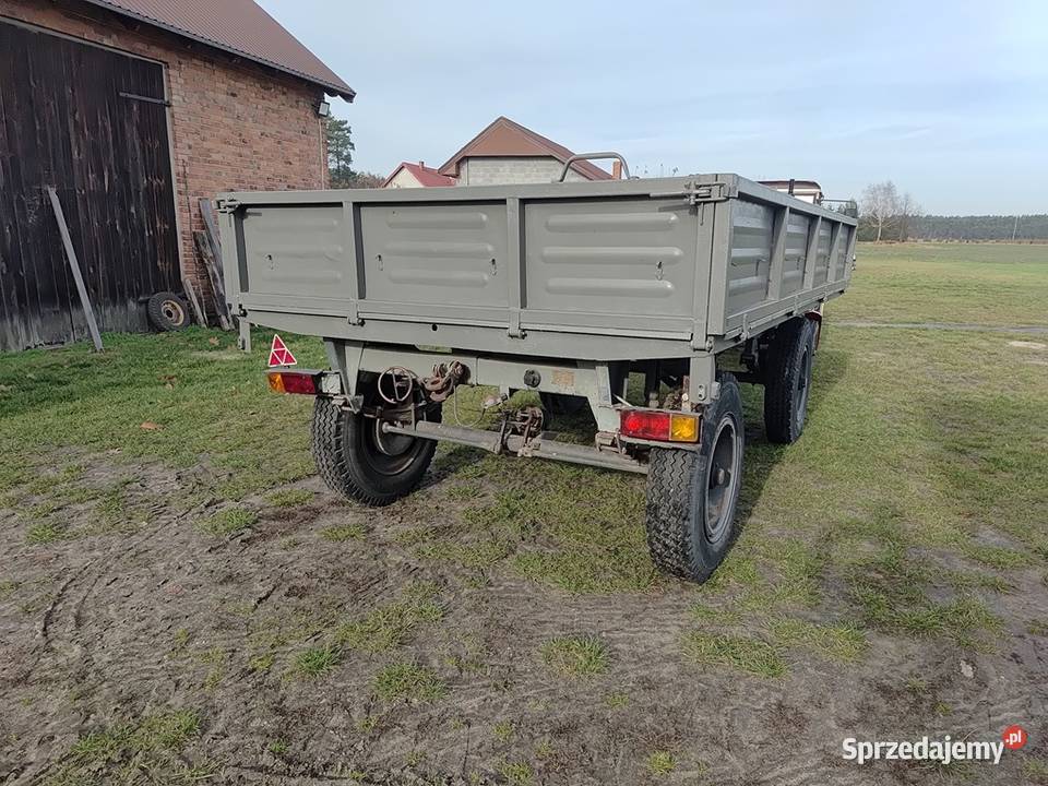 Przyczepa rolnicza jednoosiowa wywrotka i