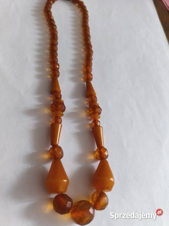 Naszyjnik Bakelit art deco