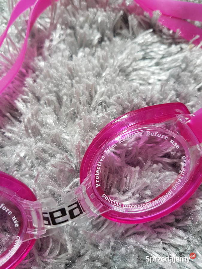 Okulary do pływania różowe nowe Łódź sprzedam