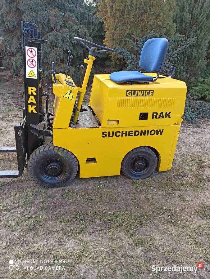 Wózek widłowy RAK Czarna