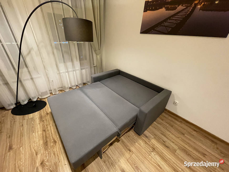 Szara Kanapa sofa rozkładana 170 na 140 x 200 Kraków
