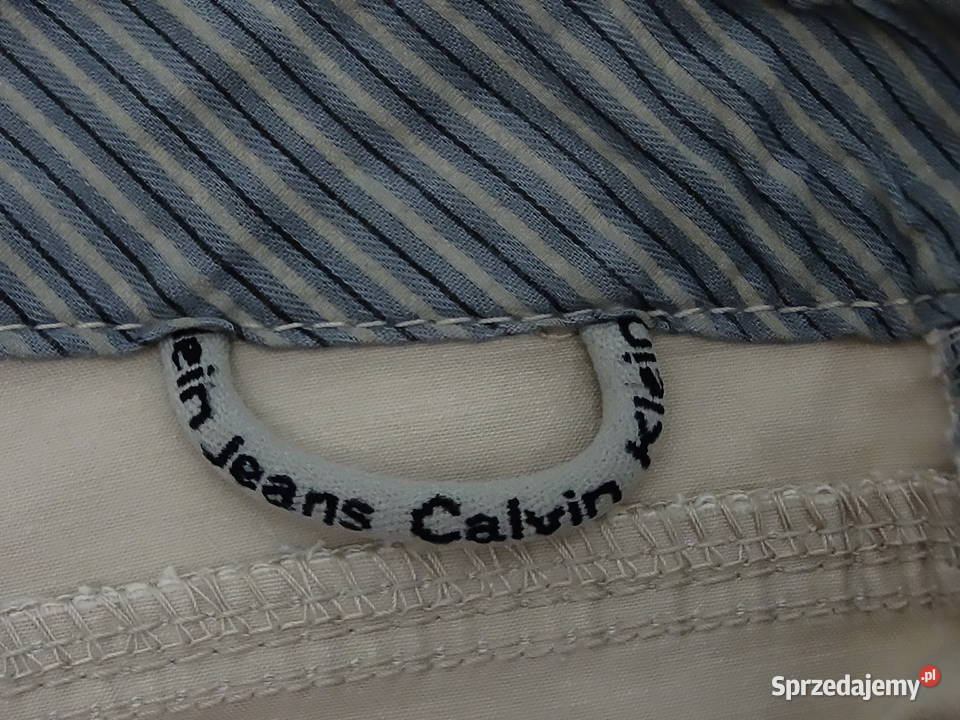 Spodnie Calvin Klein Jeans Cargos Beżowe W27 L34 Biłgoraj