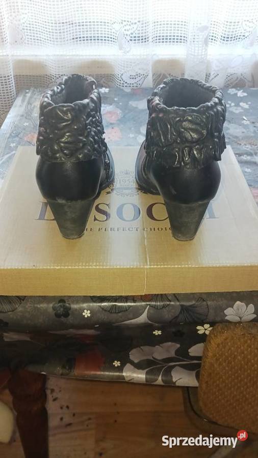 Botki skorzane Rozmiar 36 lubelskie Chełm
