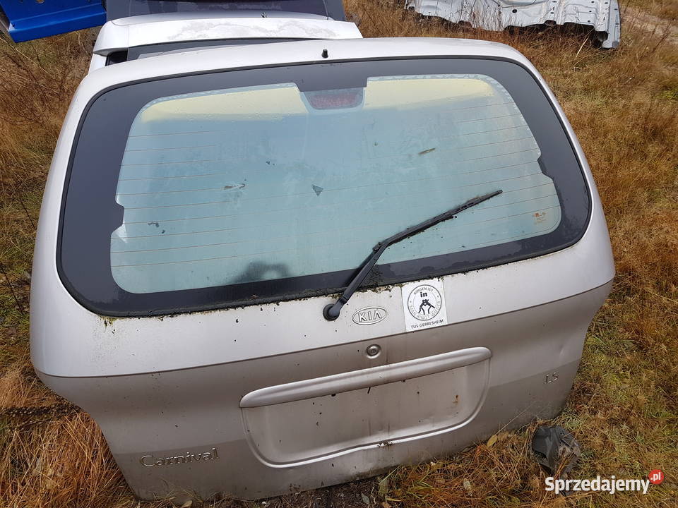 KIA CARNIVAL II 2000 KLAPA TYLNA TYLNIA SZYBA Turek