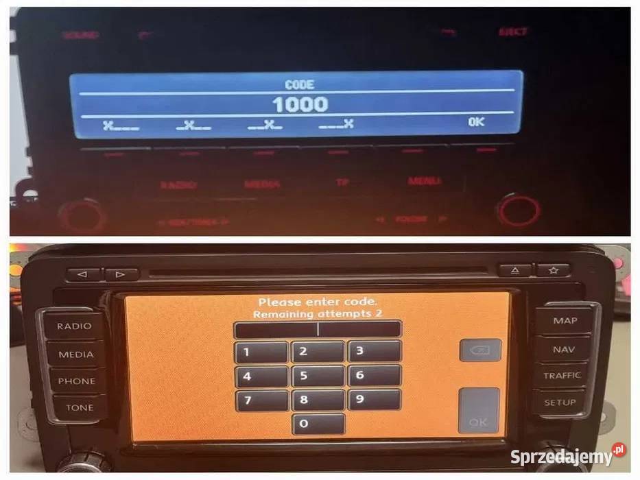 Rozkodowanie radia RADIO PIN SAFE KOD odczyt Szczecinek