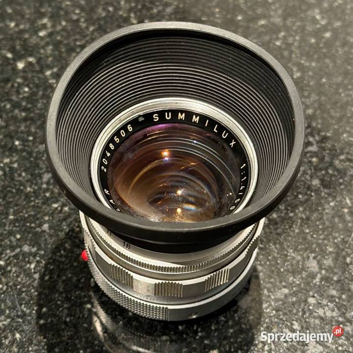 Aparat Leica m2 z obiektywami Summilux 1450 i Białystok