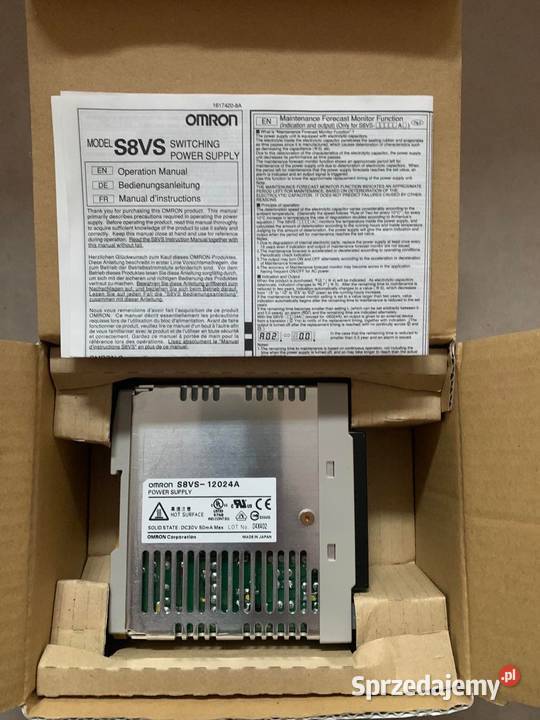 Omron Power Suply S8VS12024B 24VDC Warszawa