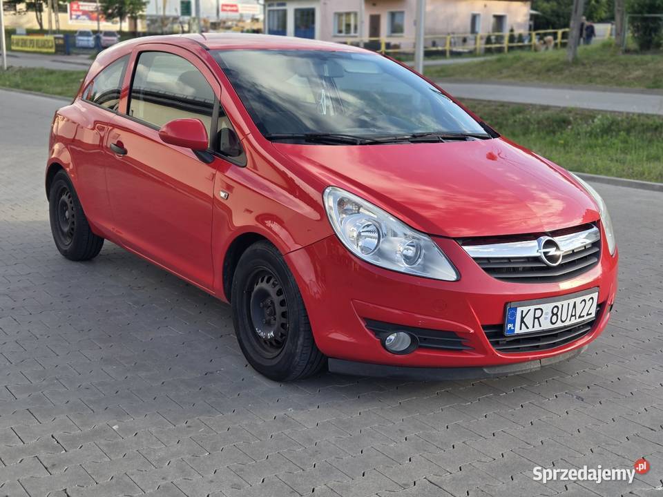 Opel Corsa D 2009 13 CDTi czerwony Mrągowo