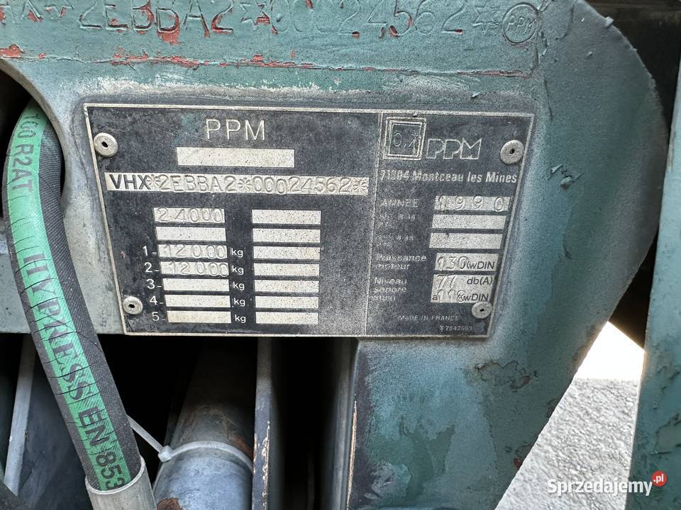 Dźwig Terex PPM 280 ATT 4x4 Dźwigi, podnośniki podlaskie Łomża